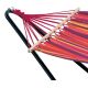 AMAZONAS - Beach Set Hängematte Vulcano | Hängematte mit stabilem Stahlgestell | Belastbar bis 100 kg, Liegefläche 200 x 100 cm | Schnell aufzustellen und leicht zu verstauen