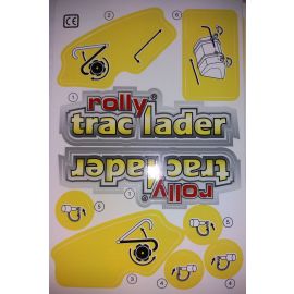Rolly Toys Aufkleber Sticker für Rolly Trac Lader