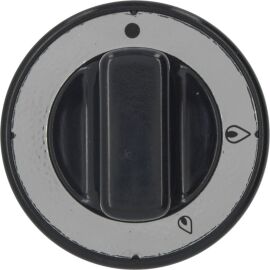 Knebel für Gashahn ohne Zündflamme PEL20 – Ø 70 mm, Achse 8x6,5 mm, Schwarz