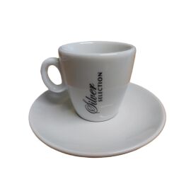 Saquella Espressotasse Silver Line plus Unterteller