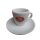 Saquella Espressotasse Silver Line plus Unterteller