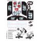 Rolly Toys Stickers Aufkleber für rollyDigger CAT