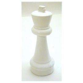 Rolly Toys König weiß Schachfigur für Riesenschach für Innen und Außen 29,5 x 11,5 x 11,5  cm