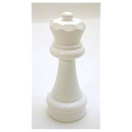 Rolly Toys Dame weiß Schachfigur für Riesenschach für Innen und Außen 29,5 x 11,5 x 11,5  cm