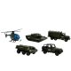 Die-Cast Camouflage Voertuig 1:72 - 1 Stück