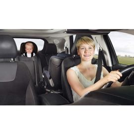 reer 8601 – Baby Rücksitzspiegel SafetyView für mehr Sicherheit im Auto, bruchsicher, ideal für Babyschalen und Reboarder-Kindersitze