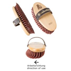 Wunderbürste, groß -oval Tierhaar und Schmutz vom Pferdefell entfernen 214 x 96 mm