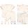 Popolini Mädchen Pyjama Sparkle 1/2 Arm Gr. 86/92 | 100% Baumwolle | Ganzjahres-Schlafanzug