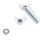 rolly toys Lenkrad-Montagematerial – Original Schraube, Mutter & Federring | Passend für rolly toys, kompatibel mit BIG Bobby Car