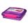 Sistema Sandwichbox 450 ml vielseitig, luftdichter Verschluss 15,5 x 15 x 4,3 cm lila