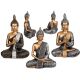 Sitzende Deko-Figur Buddha 19,5 x 14 cm aus Polyresin...