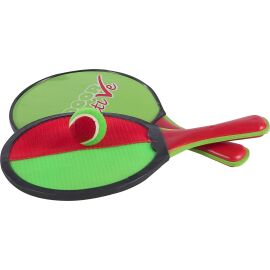 Outdoor Active 2 in 1 Beach- und Klettballspiel 33 cm – Strandspiel mit 2 Schlägern und Ball