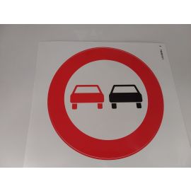 Big Traffic Signs - Verkersschild - Verkehrszeichen Sticker Überholverbot
