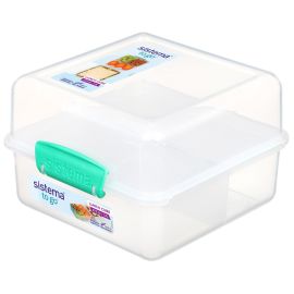 Sistema Lunchbox to Go 1,4 l in transparen 14.5 x 15 x 9.6 cm mint