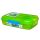 Sistema Bento Box mit Joghurtbehälter 2 Fächer mit Deckel 1,76 l, 4-fach unterteilt, grün