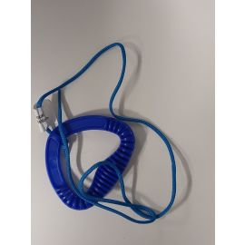KHW Schlittenleine Kunststoff, Länge 118 cm blau