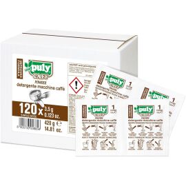 PULY CAFF PLUS Green 120 x 3,5g – Nettoyant pour groupes, tasses et théières