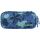 Coocazoo Federmäppchen PencilDenzel „Tropical Blue“ blau, Schlamperetui, Geodreieckfach, Stundenplanfach, herausnehmbarer Stiftehalter, zusätzliches Reißverschlussfach
