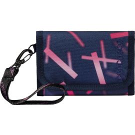 coocazoo Geldbeutel AnyPenny „Cyber Pink“, rosa-blau, Portemonnaie mit Sichtfenster innen & außen, Münzfach, viele Kartenfächer, Klettverschluss, für Mädchen