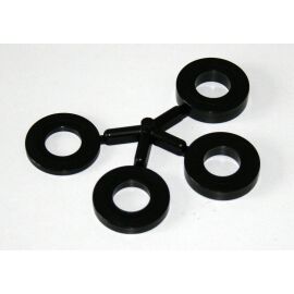 Rolly Toys Spritzling 4-Fach schwarz zur Lenkradmonatge an vielen Kinderfahrzeugen