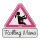 reer 88014 MommyLine Autoschild "Rolling Mama", rosa