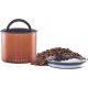 Airscape Moka 950 ml  Kaffeedose aus Edelstahl | Lebensmittelaufbewahrungsbehälter | patentierter luftdichter Deckel | Kleines, gebürstetes Kupfer