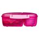 Sistema Lunch Triple Split Lunchbox mit Joghurttopf - 2 L pink