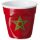 Revol Knickbecher Maroc Espresso – Porzellan, Mehrfarbig, 6,5 x 6,5 x 6 cm | Klassischer Espresso Knickbecher