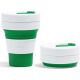 Stojo Collapsible Pocket Cup, Silikon, grün, 5 x 13...