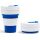 Original Stojo Pocket Cup – Faltbarer Silikon-Becher – Blau – 355 ml / 12 oz