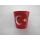 Jähn Knick Espressotasse Türkei – Porzellan, 6,5 x 6,5 x 6 cm | Klassischer Knickbecher für Espresso