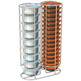 Tavola Swiss CAPstore Giro R – Tassimo Kapselhalter Edelstahl für bis zu 32 Kapseln | Kapselspender & Kapselorganizer für Küche