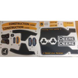 Peg Perego Aufkleber Stickersatz für DEERE CONSTRUCTION LOADER