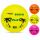 John Beach Volleyball Neon 8,5 Zoll Ø 220 mm – Soft Volleyball ca. 185 g, sortierte Neonfarben