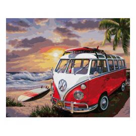 Schipper Peinture par Numéros Volkswagen T1 Bulli 40x50 cm Meisterklasse Premium