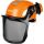 Casque Jouet Enfant STIHL Orange – Casque Réglable avec Visière et Protections Auditives dès 3 Ans