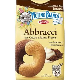 Mulino Bianco Abbraci Kekse mit Sahne und Kakao