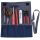 Corvus A600346 - Kids-at-Work, Werkzeugrolle klein Set1 (mit Werkzeug), Werkzeugtasche mit 4 Fächer, Stoff, blau, 20 x 29cm