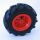 Rolly Toys Rad Luftbereifung 5" 260-95 mit Felge rot