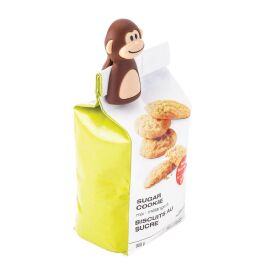 Joie Monkey Clip Beutelverschluss Braun | BPA-frei | Verschlussclip