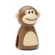 Joie Monkey Clip Beutelverschluss Braun | BPA-frei | Verschlussclip