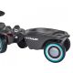BIG Bobby Car Neo Trailer Anthracite | Trailer with Pink & Turquoise Rim Rings | Fits All BIG Bobby Cars