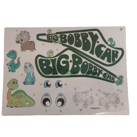 Big Stickersatz Aufkleber Dino für Bobby Car Classic
