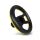 Peg Perego - Lenkrad schwarz/gelb passend zu John Deere Gator, Dual Force, Ground Force und Ground Loader