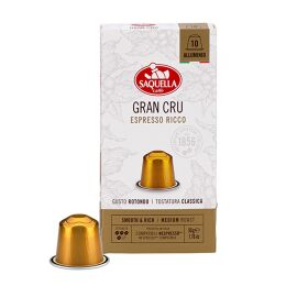 Grand Cru 10 Kapseln 100% Arabaica intensiv im Geschmack Kompatibel mit Nespresso®* Maschinen