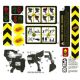Rolly Toys Aufkleber Heckbagger - Rolly Toys sticker backhoe