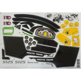 Rolly Toys Aufkleber DEUTZ-FAHR 5125
