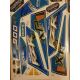 Peg Perego Aufkleber Stickersatz für POLARIS RANGER RZR 900 BLUE DECAL SHEET