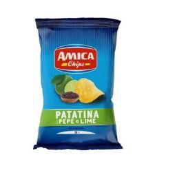 Amica Chips – Pepe Rosa e Lime, rosa Pfeffer mit der spritzigen Frische von Limette, 100 g