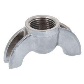 Siebträgerauslauf 3/8" Gebogen – 2-Wege, Auslaufabstand 33 mm – Perfekt für Profi-Espressomaschinen